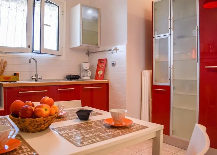 Vakantiehuis Cozy Flat On The Main Square, 10min To The Sea Kalamáta